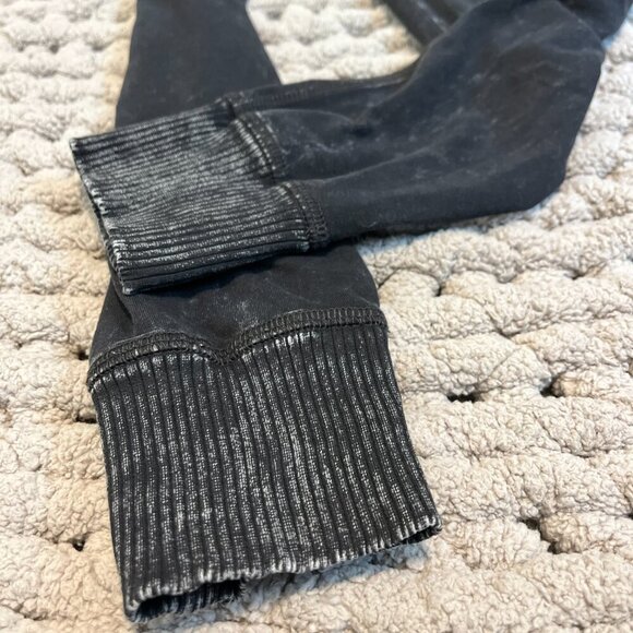 High Waisted Faux Leather Leggings & Moto Ribbed Leggings Small - Picture 10 of 12